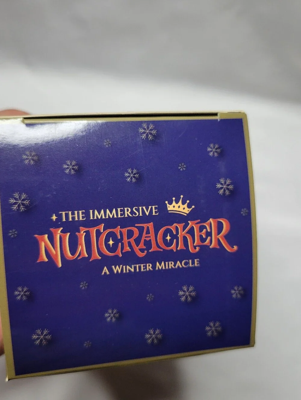 Hand-Painted Purple & Gold Nutcracker Mouse Ornament - Decorative Pet Figurine